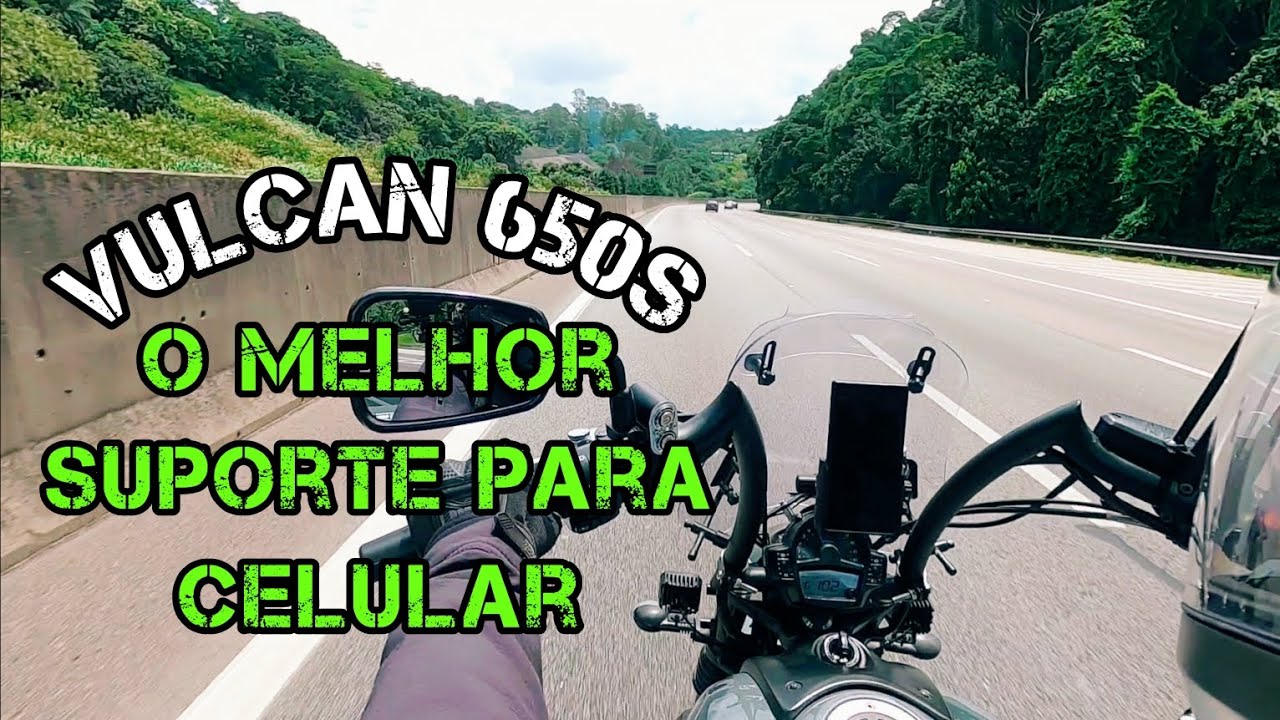 O MELHOR SUPORTE PARA CELULAR / GPS PARA VULCAN 650s