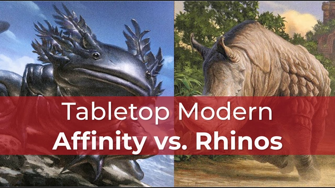 Affinity vs Rhinos | Modern | MTG