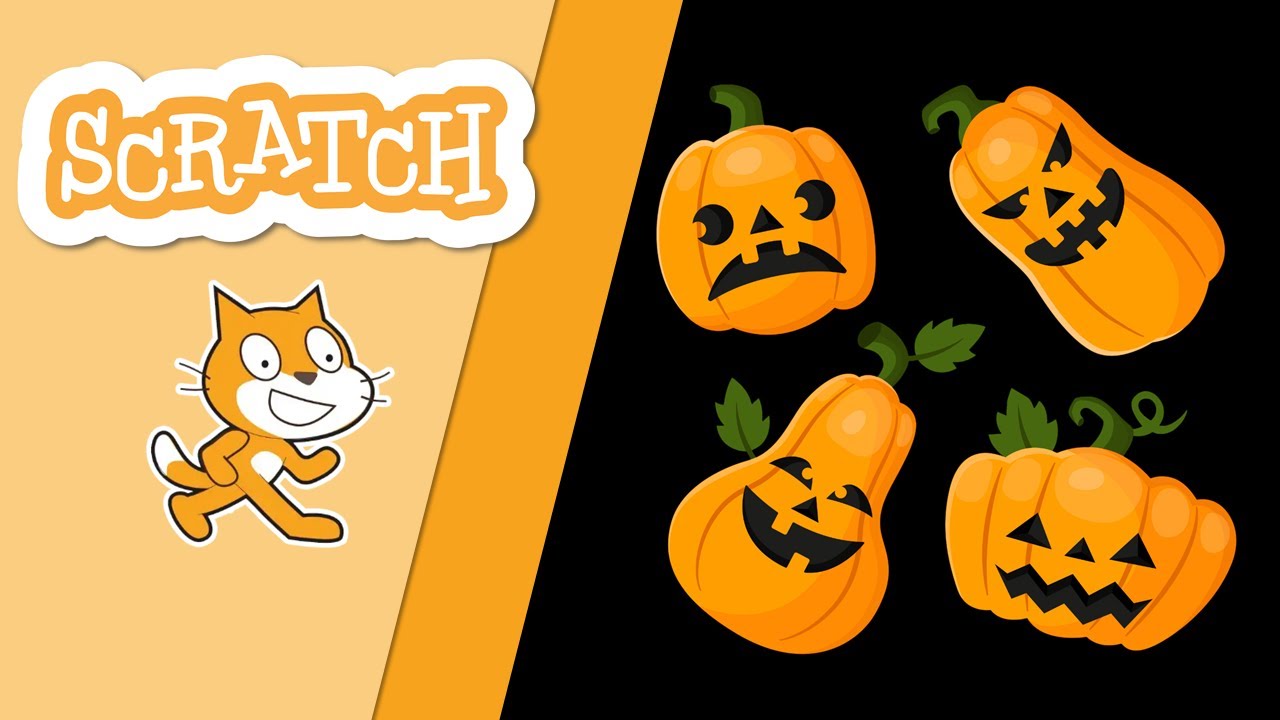 Гра в Scratch | Конструктор гарбуза на Хелловін