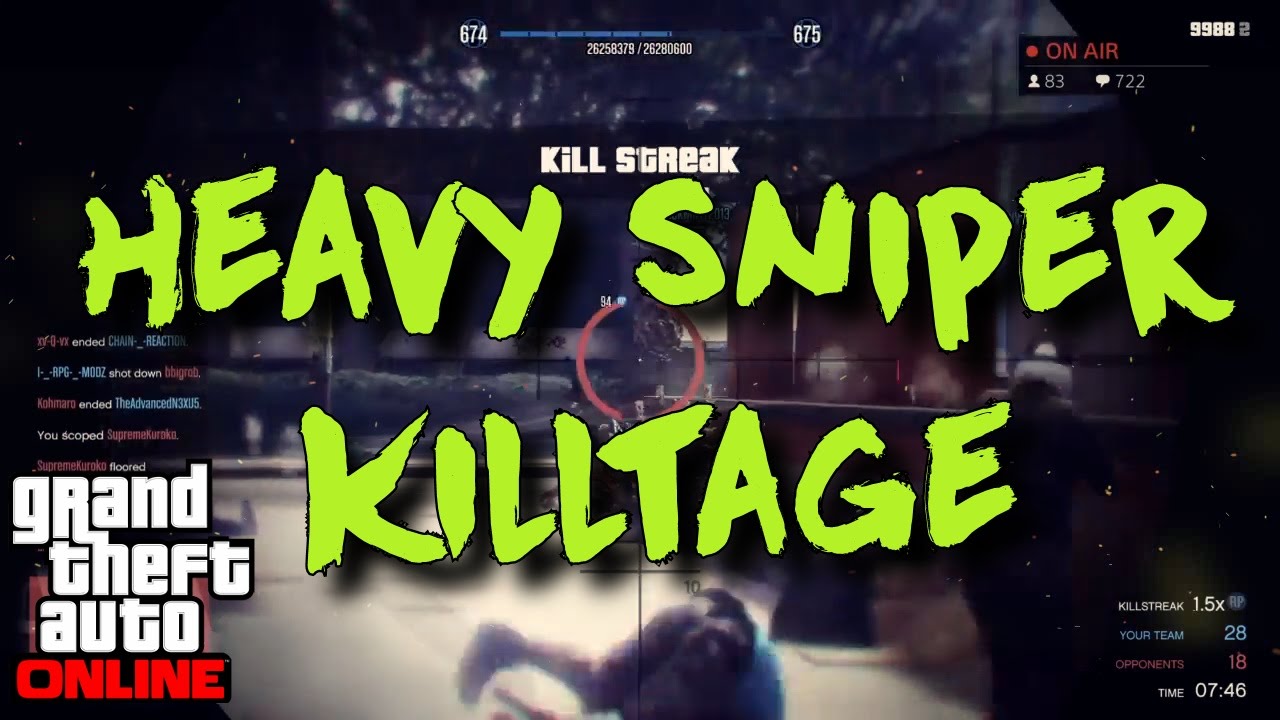GTA 5 | HEAVY SNIPER KiLLTAGE | GENESiS