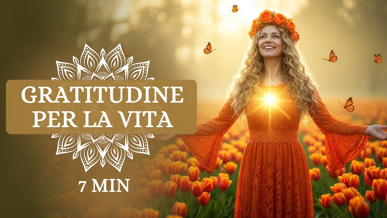 “Sono Grata di Essere in Vita” in 7 MINUTI | Musica 432Hz di Gratitudine