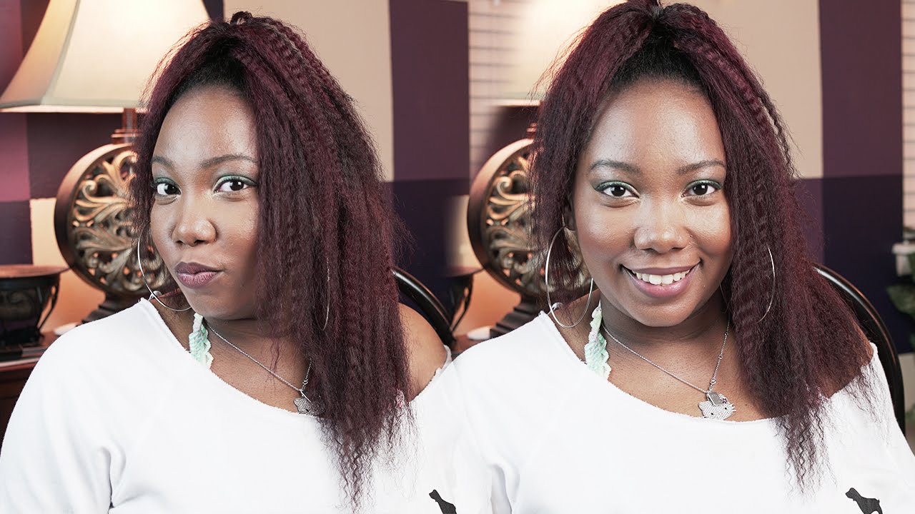 How To: Crimp Hair Tutorial for TEXLAXED HAIR | Gold N Hot Crimping Iron