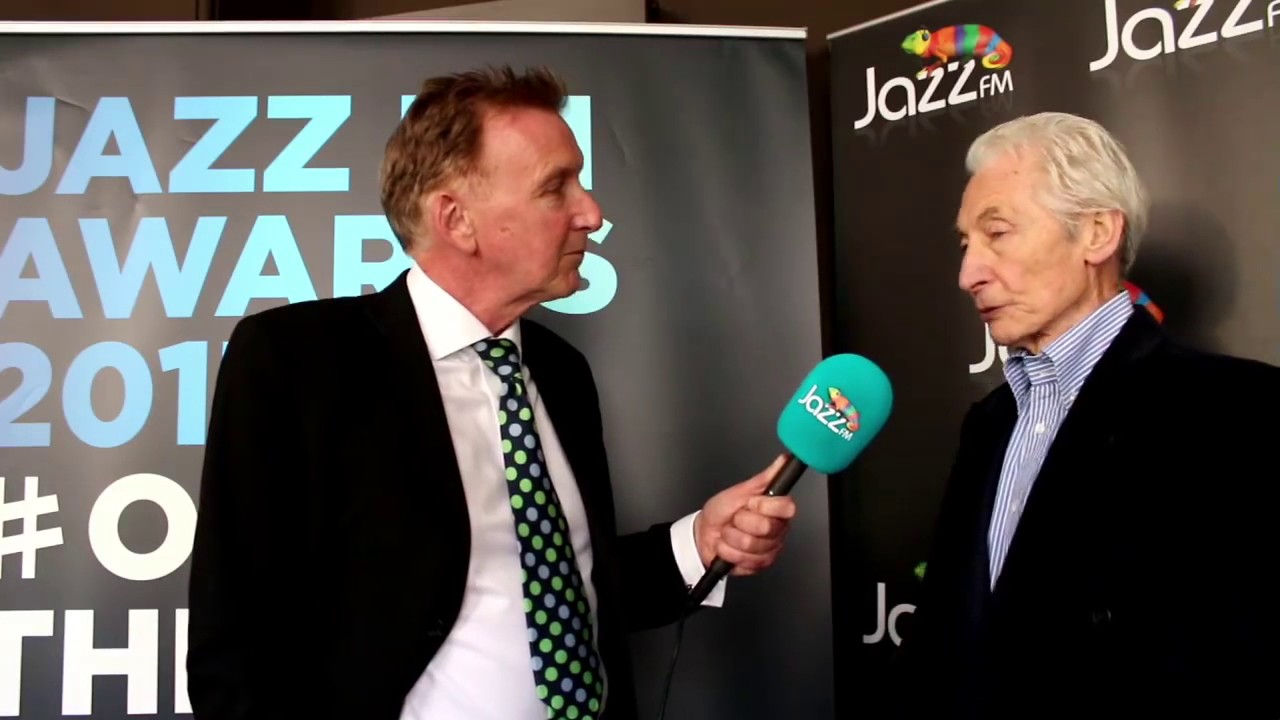 ROLLING STONES Charlie Watts Gold Award recipient at the Jazz FM Awards 2017