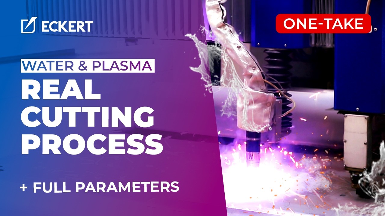 CNC Plasma & Waterjet Cutting | Full Technical Demo with Parameters | Opal Waterjet Combo