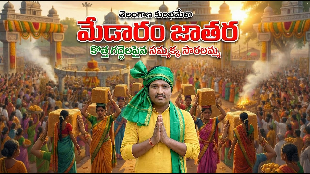 Telangana Kumbhamela - Medaram Jatara | Kottha Gaddelapaina Ammavarla Darshanam #medaram  #jatara