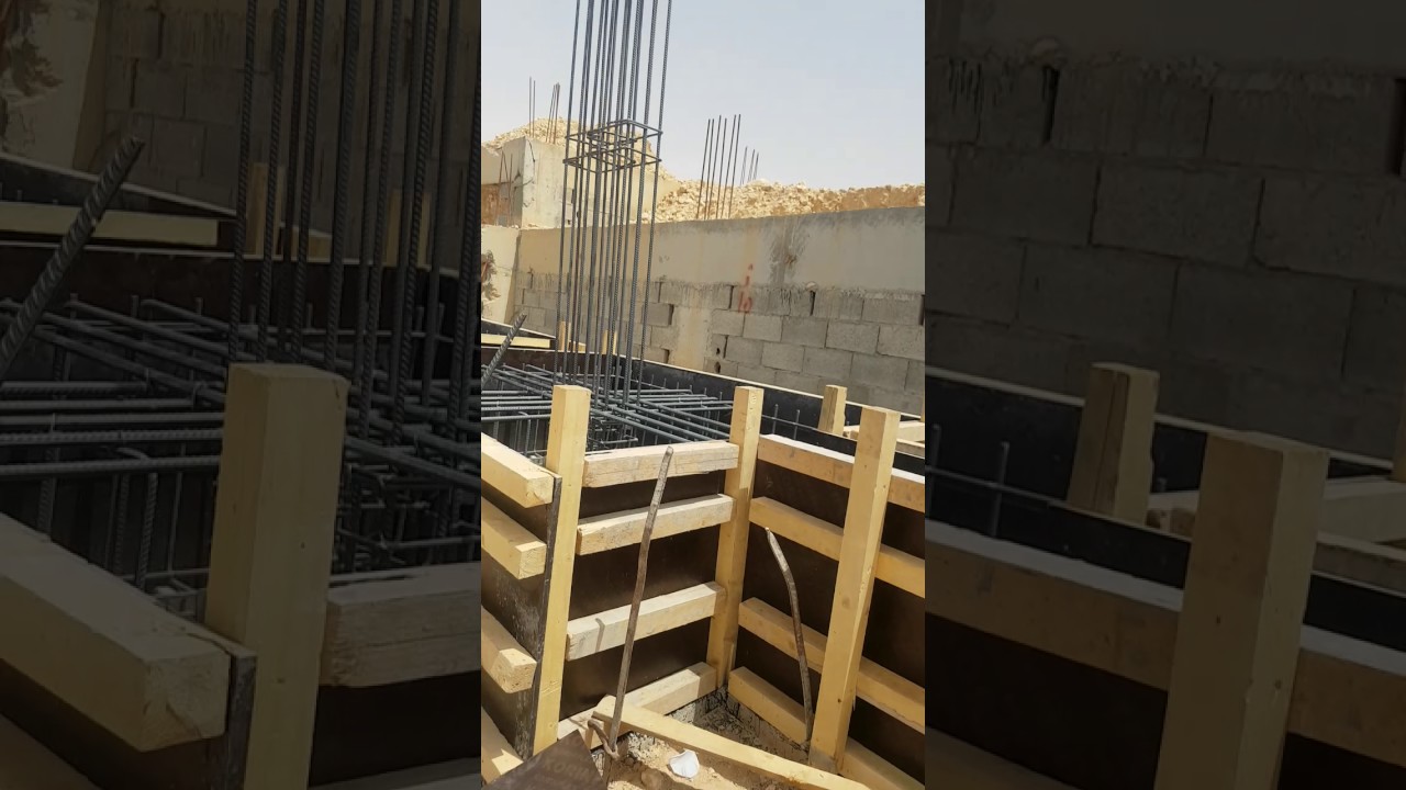 شرح طريقة تركيب حديد تسليح القواعد المنفصلة والمشتركة والفاصل الإنشائي والشدادات
