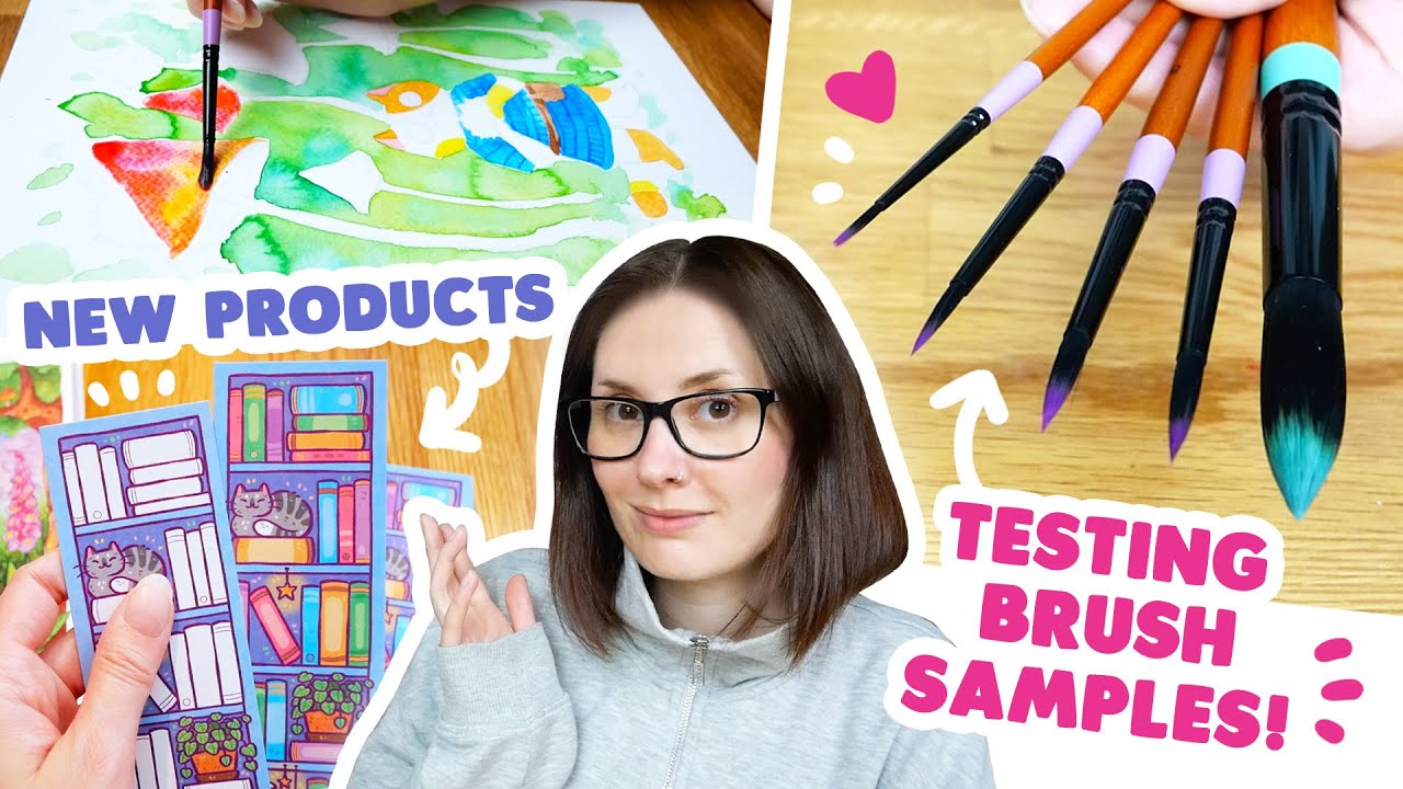My Custom Brush Set is Here! Brush Sample Testing & New Products