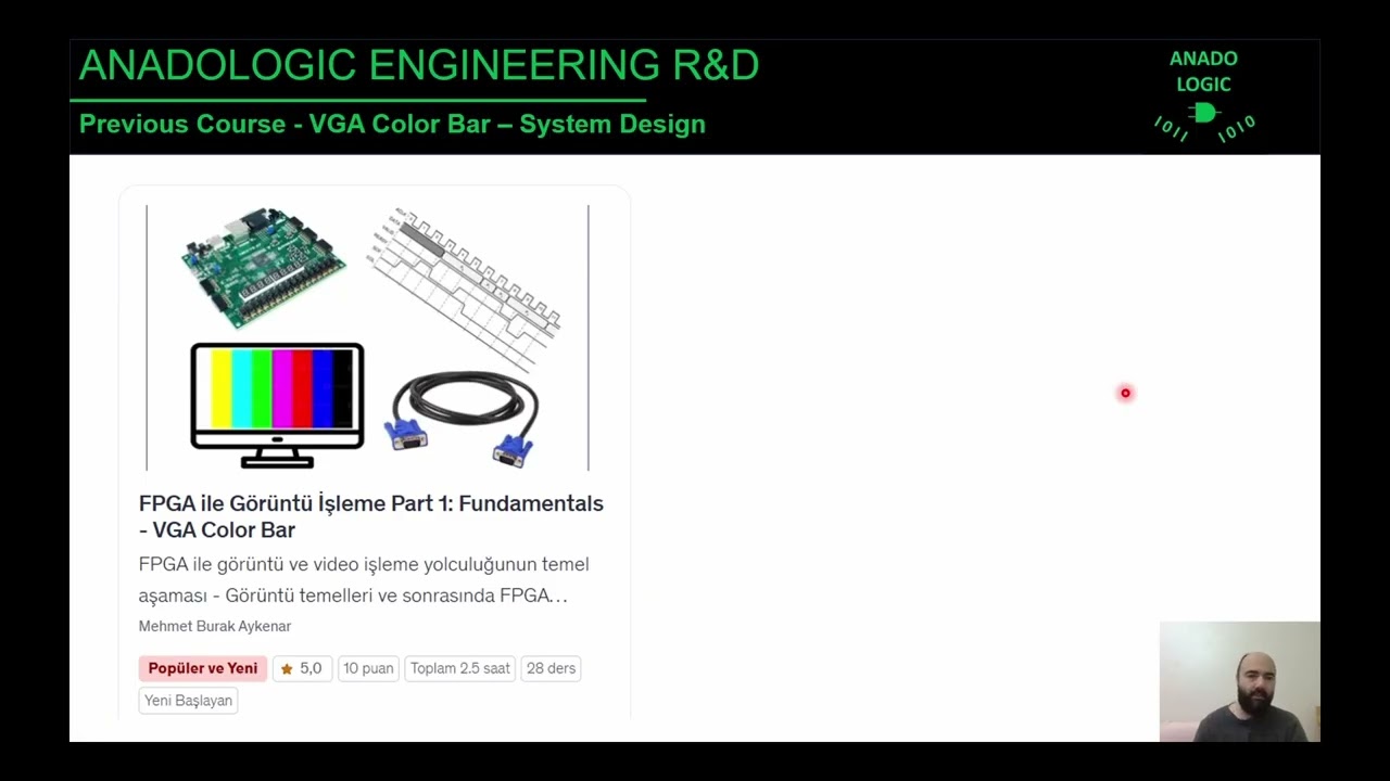 FPGA ile Görüntü İşleme Part 2: Microblaze VDMA Uygulaması - Introduction Video