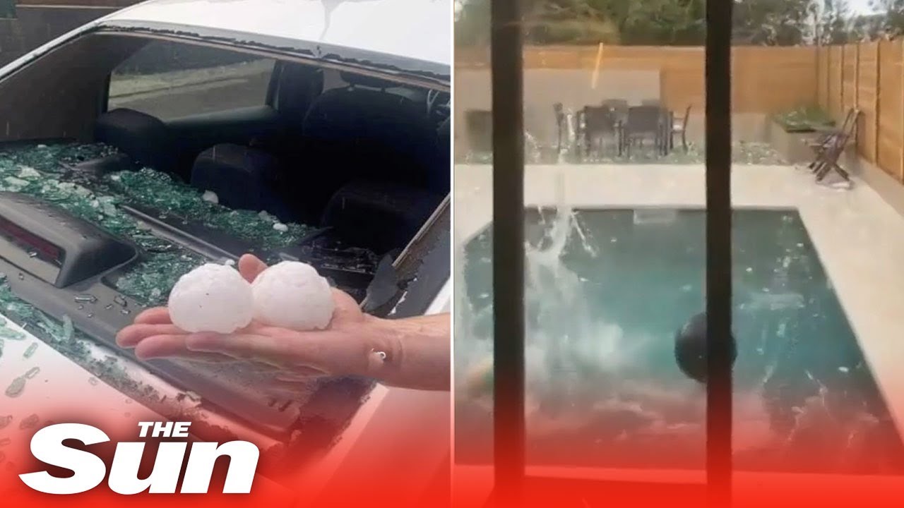 Horror hail storm kills toddler in Spain and injures over 30 more