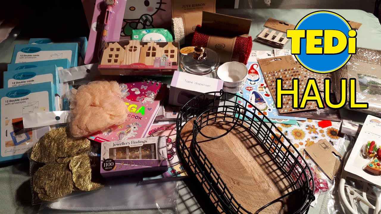 Tedi Haul🌟Action Haul🌟Sticker🌟Kartenrohlinge...🌟🌟🌟