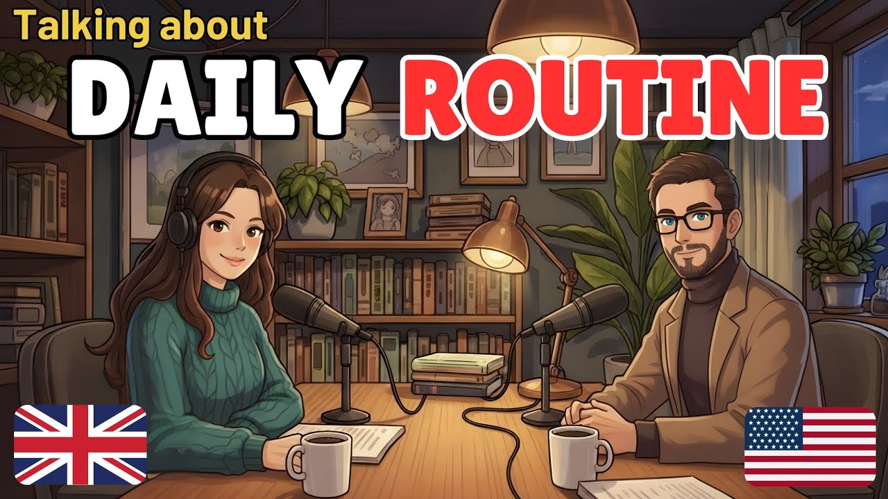 How to Talk About Your Daily Routine Like a Native | English Podcast for Speaking Fluency