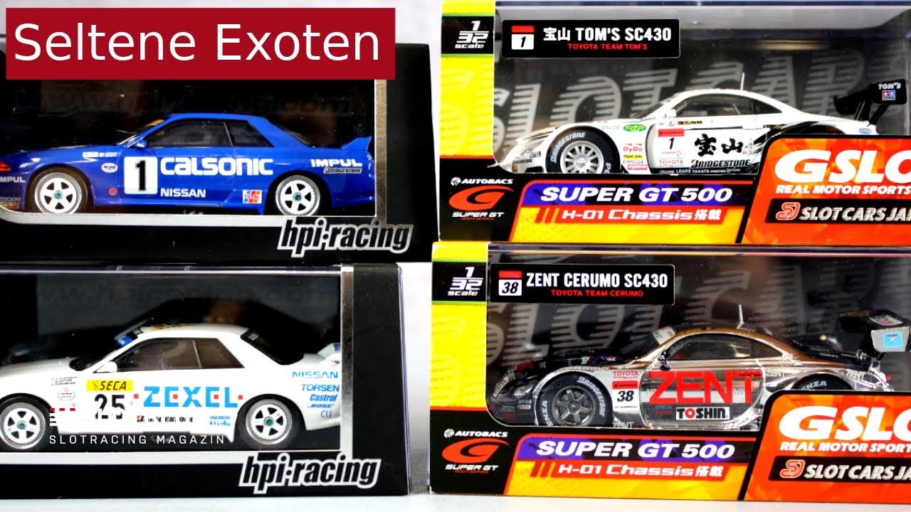 Seltene Slotcars von HPI und GSLOT
