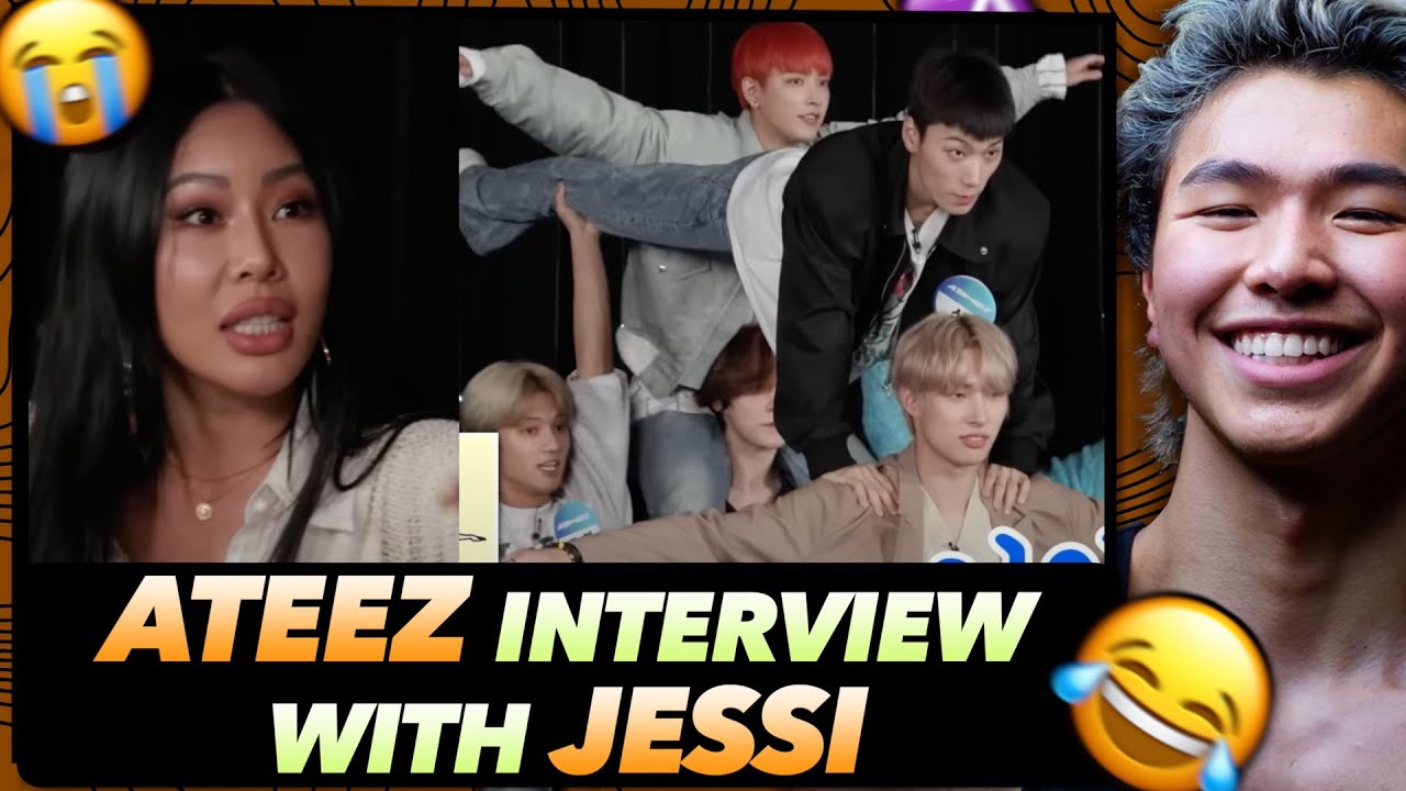 Athlete React to ATEEZ Showterview with Jessi