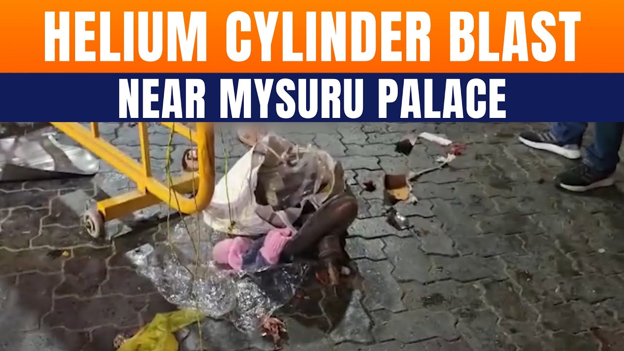 LIVE: Helium Cylinder Blast Near Mysuru Palace Kills One, Four Injured | News9
