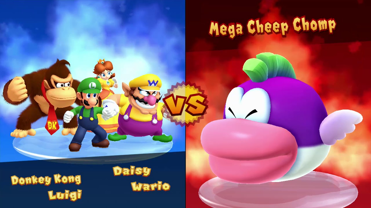 Mario Party 10 Mario Party #33 Wario vs Donkey Kong vs Daisy vs Luigi Whimsical Waters Master