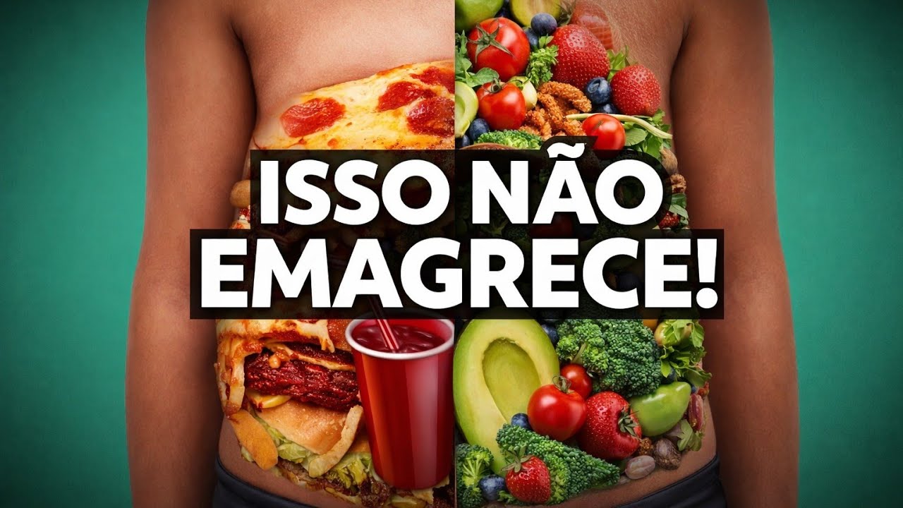 10 Coisas Que NÃO Emagrecem (Mesmo Parecendo Saudáveis
