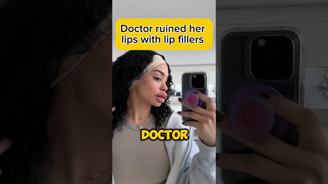 GIRL GOT EXTREMELY BIG LIPS FOR HER BOYFRIEND #lipfiller #prank #botox