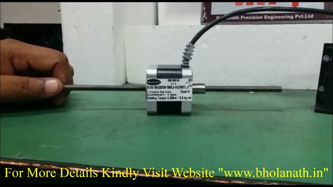 BHOLANATH NEMA17 NONCAPTIVE LINEAR ACTUATOR STEPPER MOTOR Model No:-BH42SH38-1684LA-NC(M6X1)-3.6Kgcm