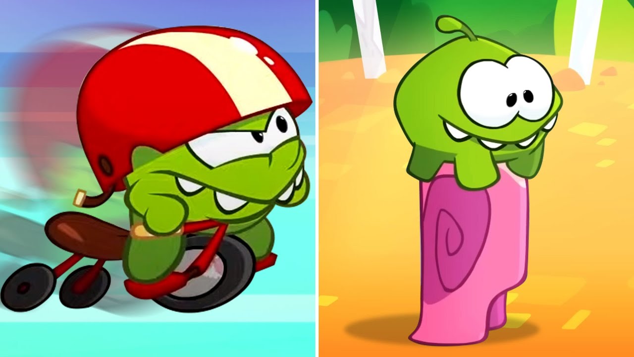 Om Nom Corre Rápido Y Lento | Videos educativos para niños | Aprende con Om Nom