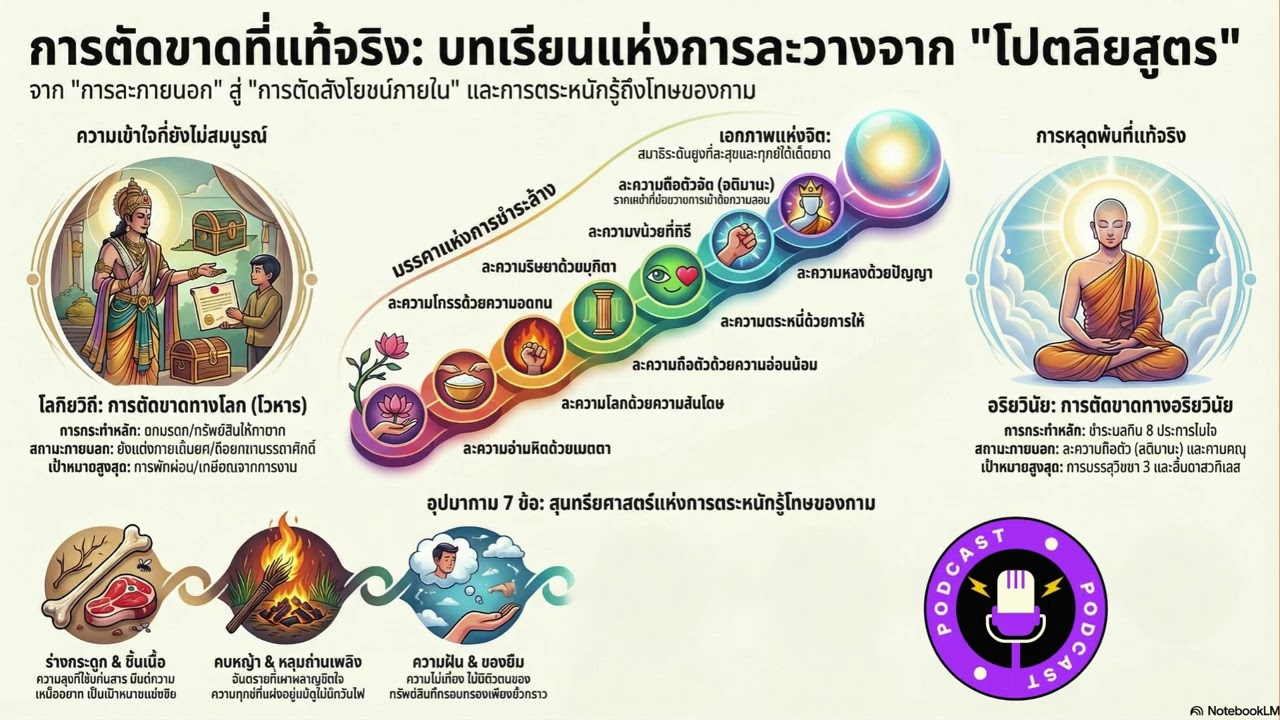 โปตลิยสูตร กลไกแห่งการละกามสุข