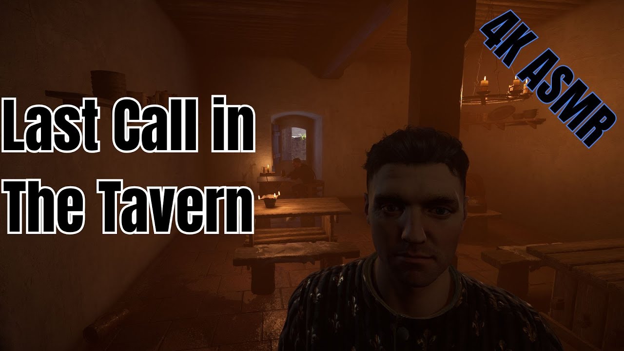 Last Call in Kuttenberg: 34 Minutes of Medieval Tavern Life | Relaxing | KCD2 [4K ASMR]