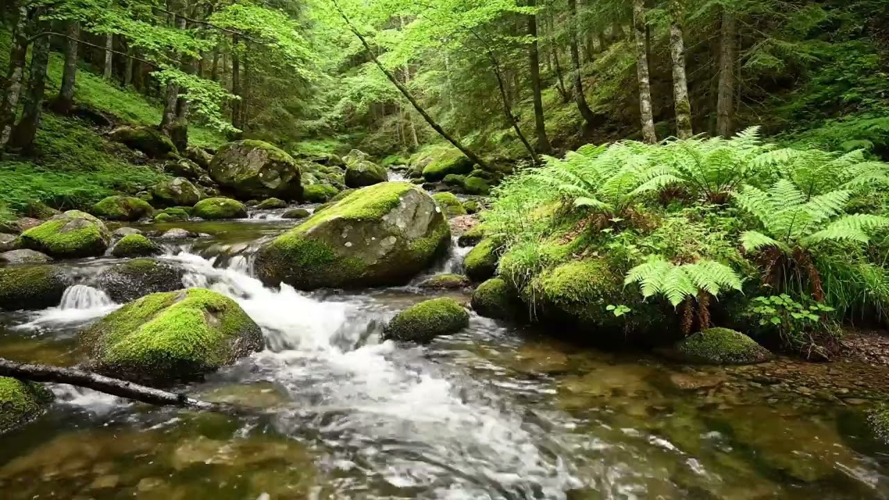 Relaxing River Flow Ambience Designed for Deep Sleep, Mental Calm, and Full Relaxation