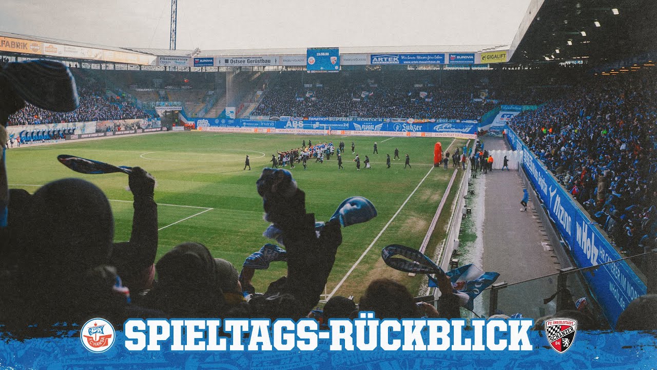 📼 Rückblick auf den 22. Spieltag: F.C. Hansa Rostock vs. FC Ingolstadt 04 | 3. Liga ⚽ | #fch