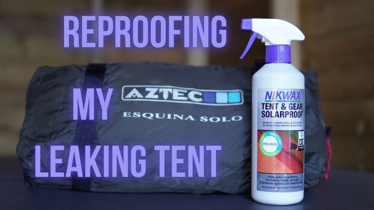 Reproofing My Tent With NIKWAX Tent & Gear Solarproof