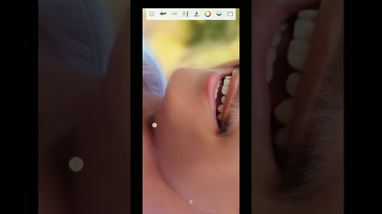 new face smooth photo editing tutorial//how to smooth a face //#shorts #parueditor #viral