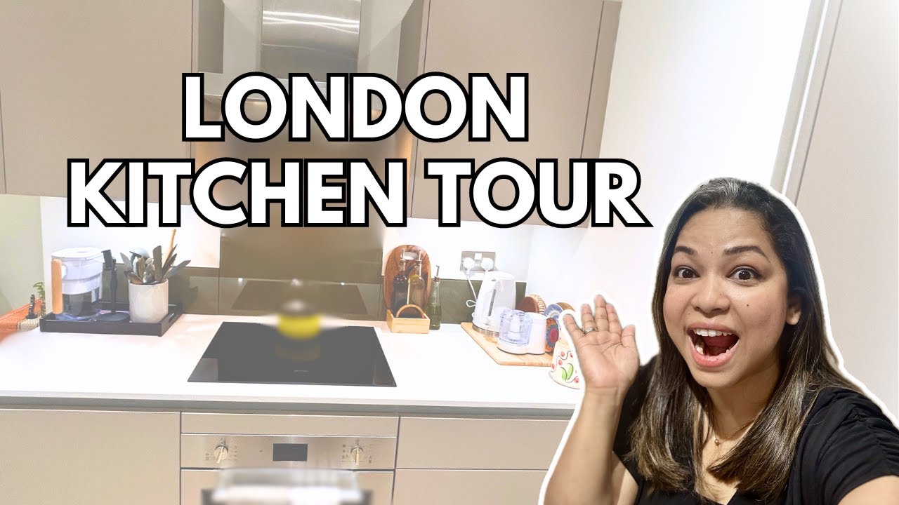 UK KITCHEN TOUR 2024 | LONDON KITCHEN TOUR | England Kitchen  tour | Pinky Ghosh #hometour #kitchen