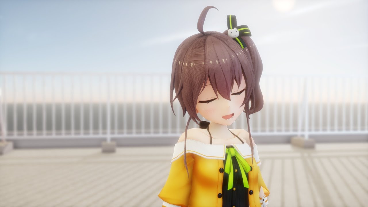 【MMD】『カタオモイ(Aimer) 』【夏色祭】夏色まつり(Natsuiro Matsuri)【HoloLive】1080p FullHD