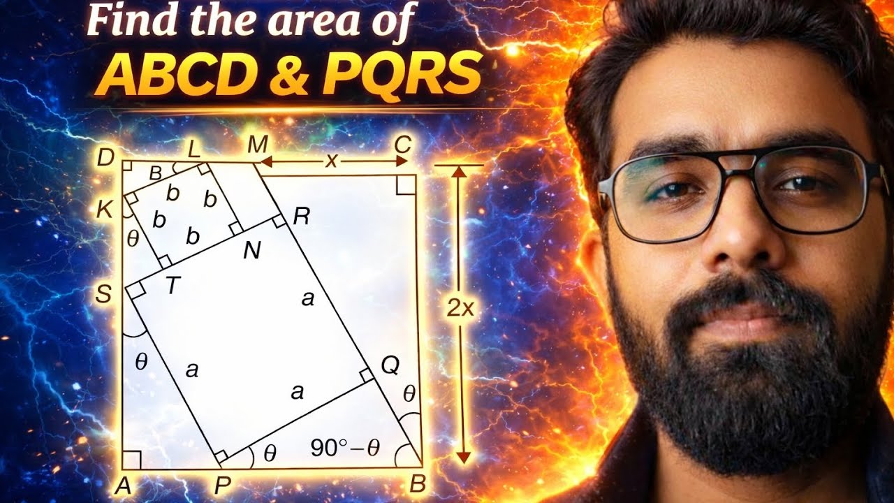 Find the area of ABCD & PORS || Explanation #maths #exam 