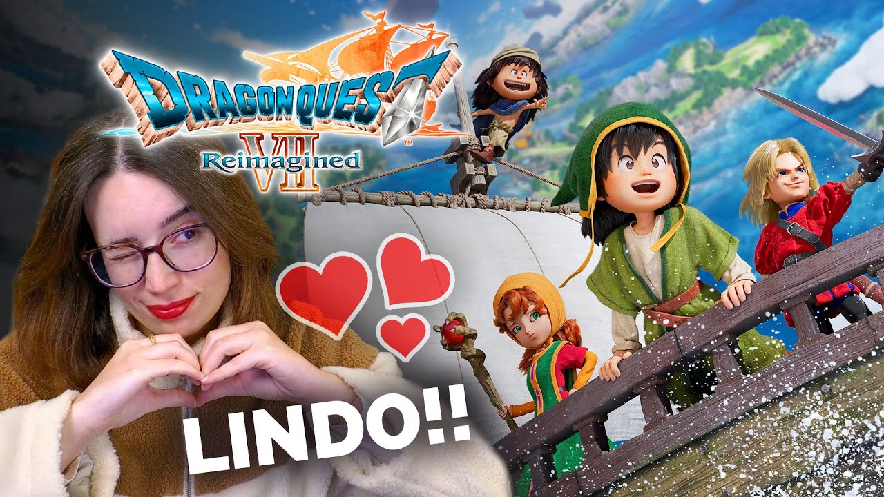 DRAGON QUEST VII Reimagined está LINDO!!