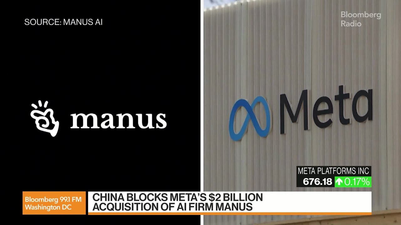 China Blocks Meta&rsquo;s $2B Acquisition of AI Firm Manus