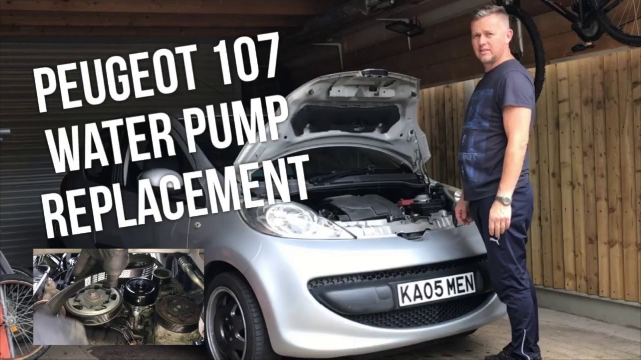 Water Pump Replacement Peugeot 107, Toyota Aygo, Citroen C1 CityBug  Yaris 1kr-fe