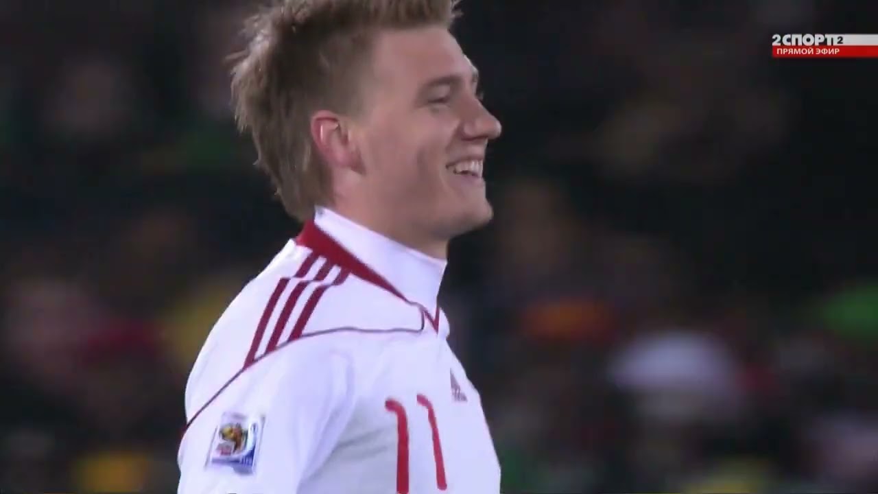 World Cup 2010  Cameroon Denmark  1 1  Nicklas Bendtner