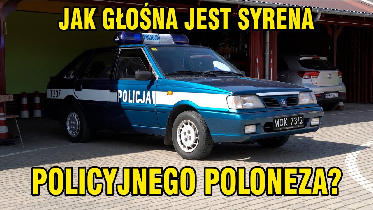 Polonez Policja 1.6 GLI - Jak głośna jest syrena ZURA PS-100R?