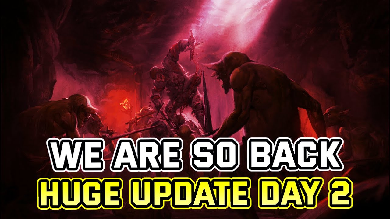 WE ARE SO BACK! New Map, Perks, Skills and DRUID NERFS!!! Day 2 | Dark and Darker