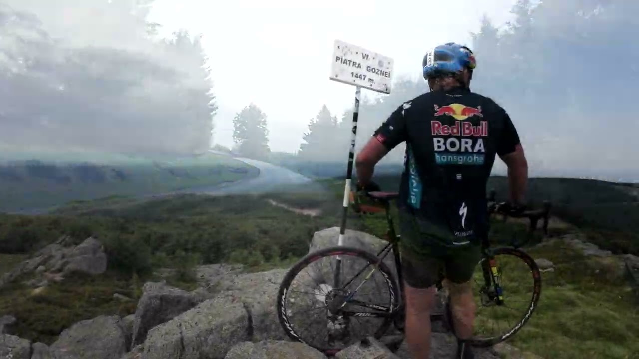 Resita XC bike Pe Semenic pe varful Goznuta