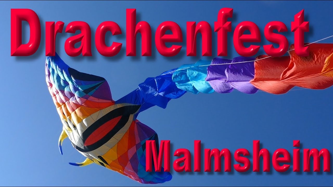 DRACHENSTEIGEN beim FEST in Malmsheim - Kite festival - kite flying