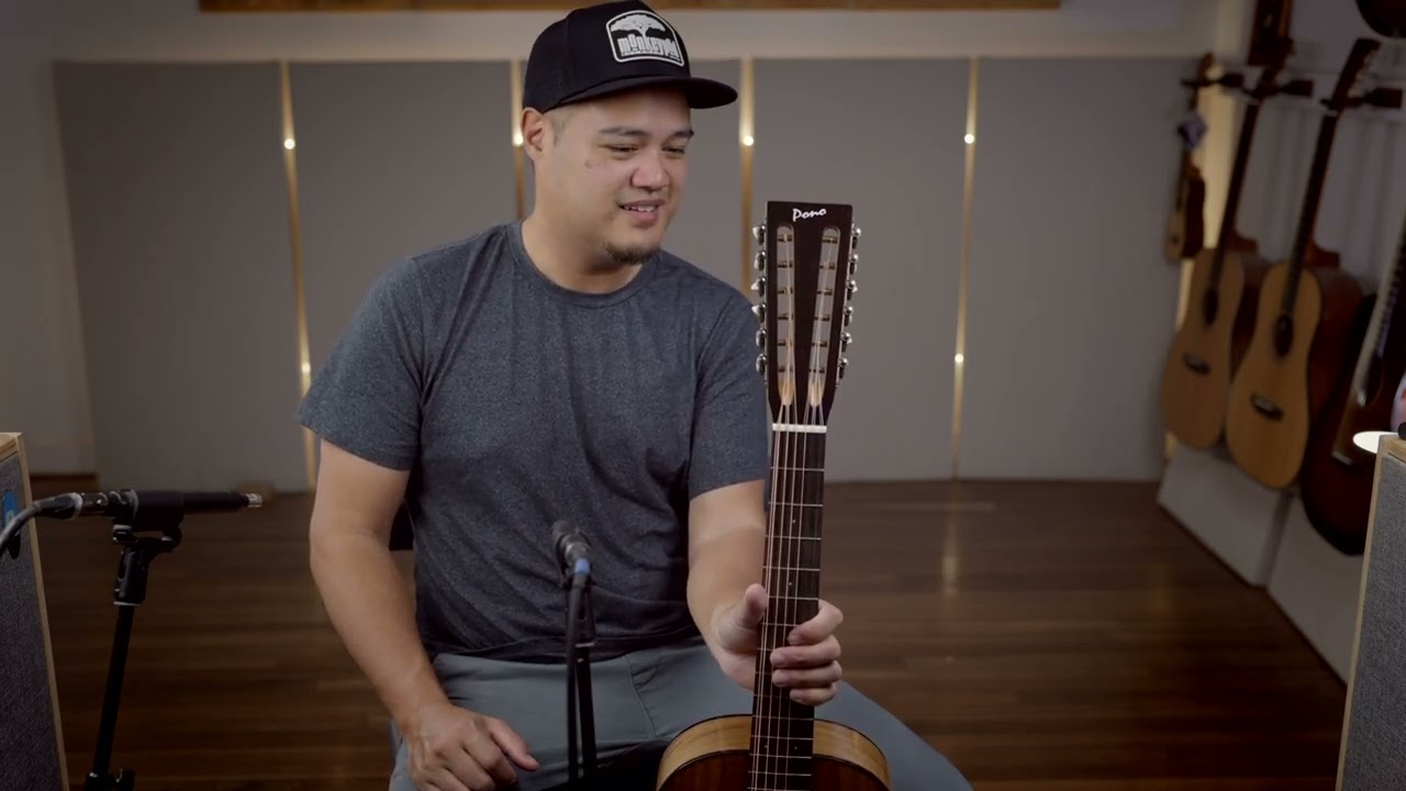 Pono Single 0 Acacia 12 String Guitar