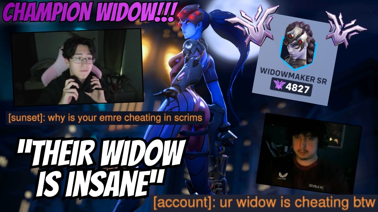 What a Cheating Widowmaker Looks Like (Overwatch Montage)