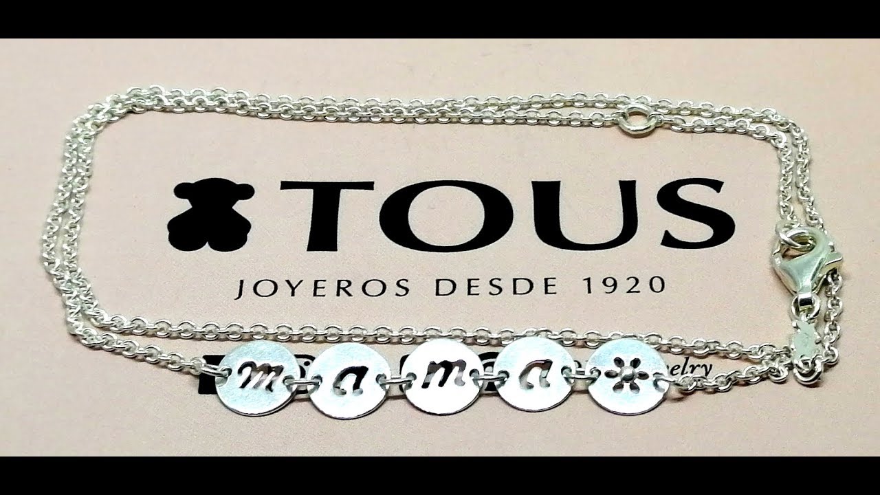 Gargantilla TOUS (MAMA) $2200 Plata Fina 925 45 cm