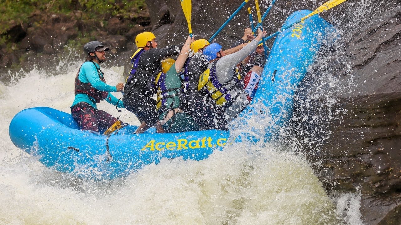 Opening day! Upper Gauley, White Water Rafting