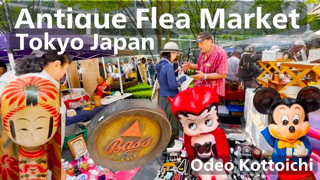 No.1 Antique Flea Market In Tokyo For Travel Souvenirs From Japan