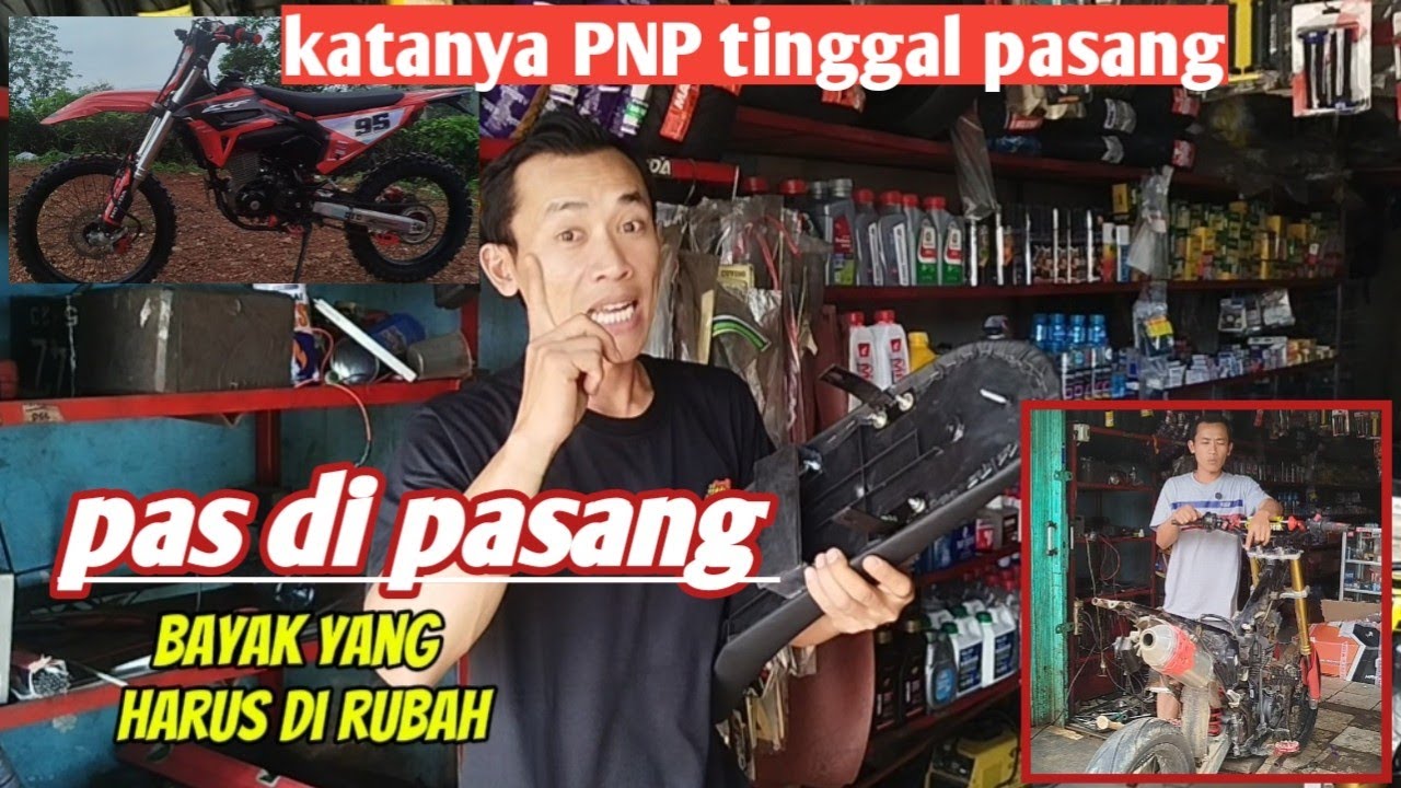 Cara pasang caver bodi CRF 250/450 ke CRF 150L