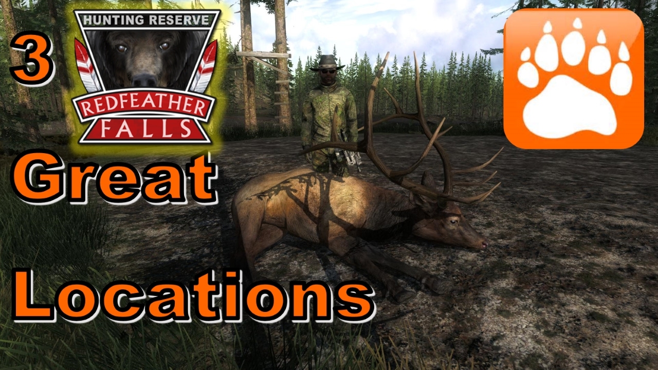 3 Great Locations on Redfeather Falls | theHunter Classic 2017