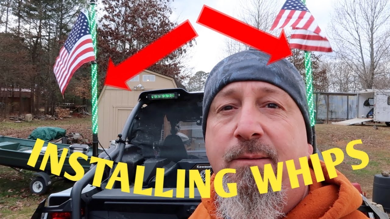 Installing WHIPS on the Kawasaki KRX 1000