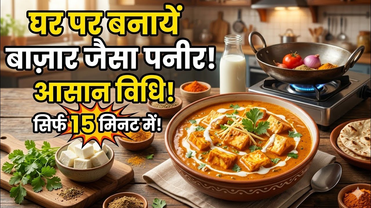 AN  EASY & LOW - COST METHOD  TO MAKE  PANEER  !!