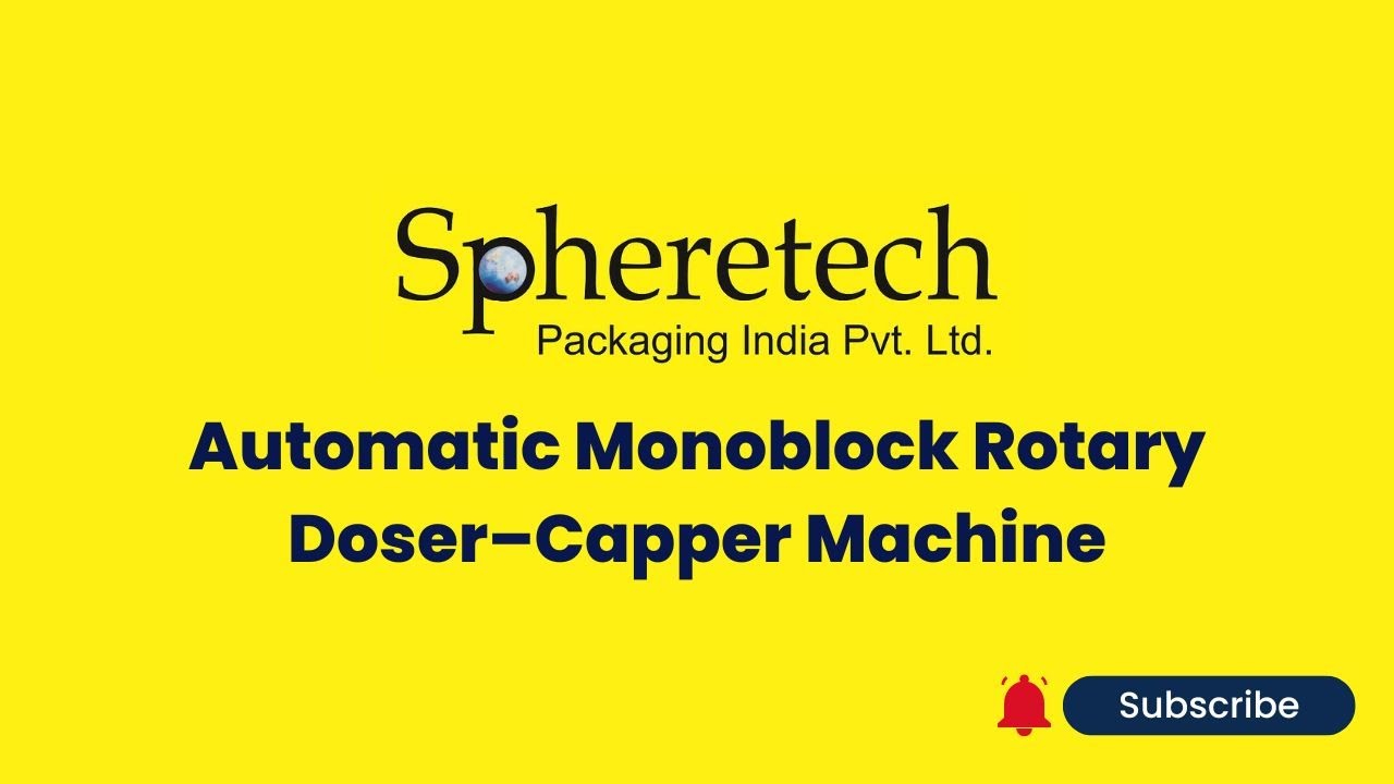 Oil Filling & Capping Machine | Automatic Monoblock Rotary Doser&ndash;Capper Machine | Spheretech